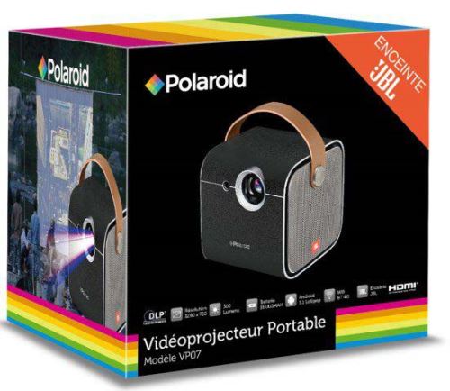 ویدیو پروژکتور Polaroid VP07 با اسپیکر JBL داخلی و باتری 16000 میلیآمپر ساعت در پیران گجت