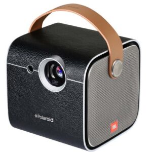 ویدیو پروژکتور Polaroid VP07 با اسپیکر JBL داخلی و باتری 16000 میلی‌آمپر ساعت