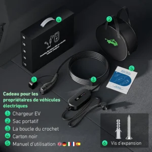 شارژر قابل‌حمل خودرو برقی Type 2